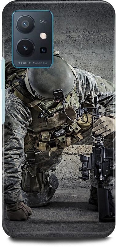 JUGGA Back Cover for OnePlus Nord CE 2 5G, FOJI, INDIAN, ARMY, SOLDIER  (Grey, Hard Case, Pack of: 1)