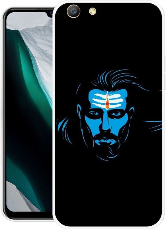 INDIALAND Back Cover for Oppo A57  (Black, Blue, Grip Case, Silicon, Pack of: 1)