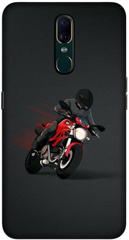 CROKIAN Back Cover for Oppo F11 bike rider Back Cover  (Multicolor, Hard Case, Pack of: 1)