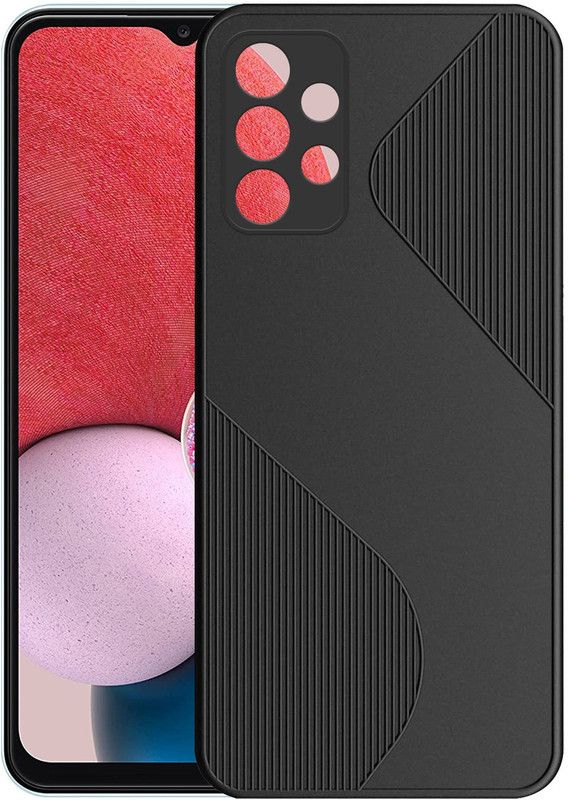 HUPSHY Back Cover for SAMSUNG Galaxy A13  (Black, Silicon, Pack of: 1)
