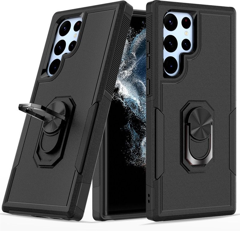 Pure Color Back Cover for Samsung Galaxy S22 ULTRA  (Black, Shock Proof, Pack of: 1)