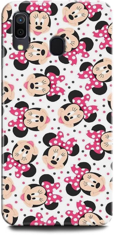 BARMANS Back Cover for Samsung Galaxy M10s / minnie mouse, mickey mouse, cartoon, funny, cute, love, Disney  (Multicolor, Shock Proof, Pack of: 1)