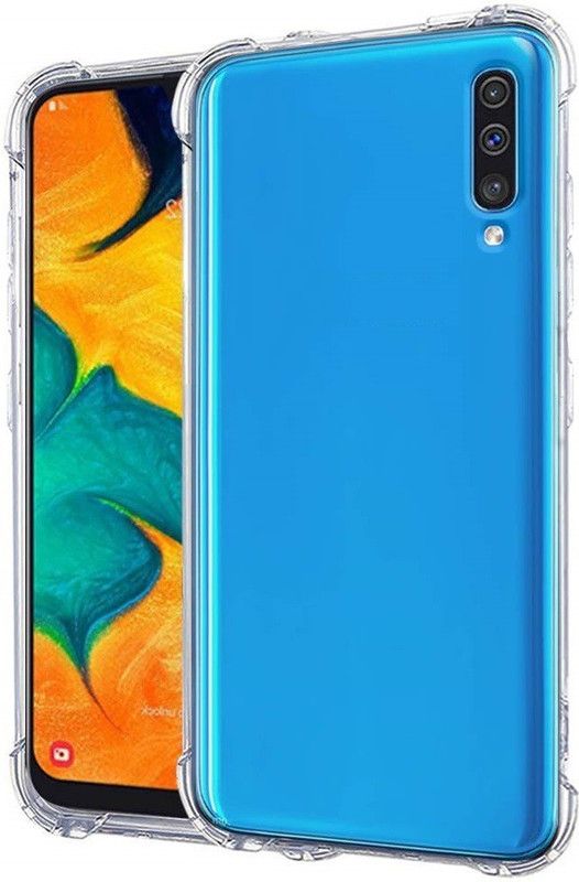 Phone Back Cover Back Cover for Vivo S1  (Transparent, White, Grip Case)