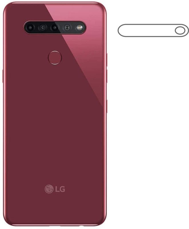 CHAMBU Back Camera Lens Glass Protector for LG K51s  (Pack of: 1)