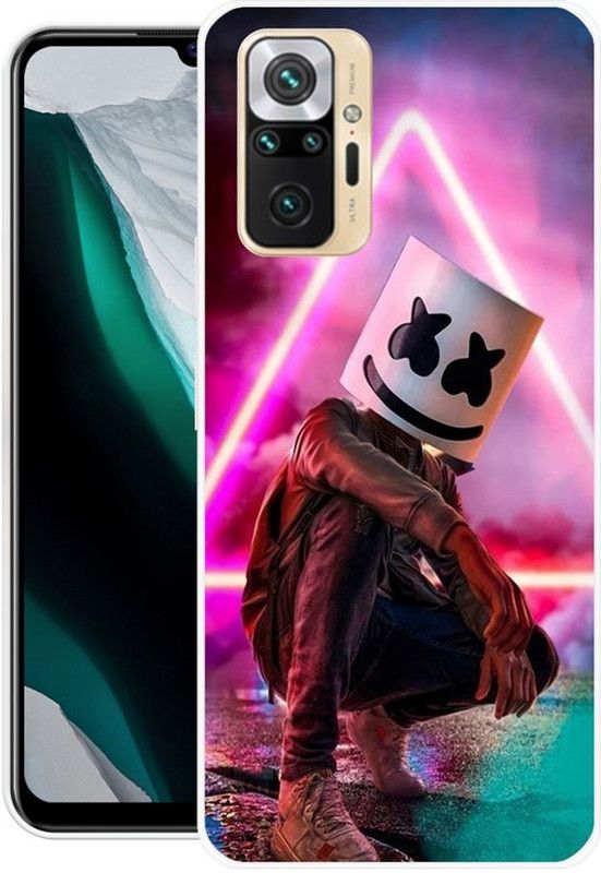 PRINTGARD Back Cover for Redmi Note 10 Pro, Redmi Note 10 Pro Max  (Multicolor, Grip Case, Silicon, Pack of: 1)