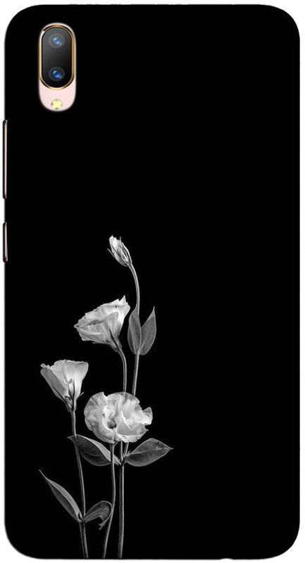 CROKIAN Back Cover for ViVO V11 Pro White Flower Back Cover  (Multicolor, Hard Case, Pack of: 1)