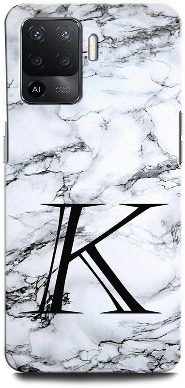 ORBIQE Back Cover for OPPO F19 Pro CPH2285 K, K LETTER, K ALPHABET, DESIGN  (Multicolor, Hard Case, Pack of: 1)