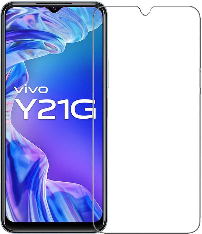 INFINITYWORLD Tempered Glass Guard for Vivo Y21G  (Pack of 1)