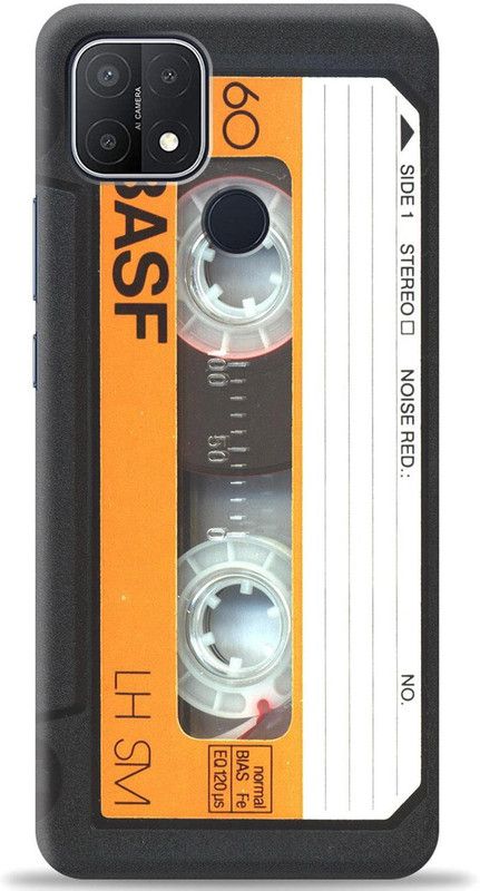 Loffar Back Cover for Oppo A15  (Orange, Shock Proof, Pack of: 1)