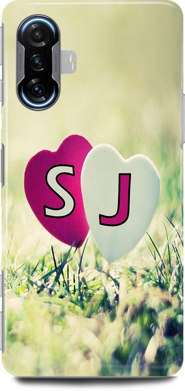 JUGGA Back Cover for POCO F3 GT, S LOVES J NAME,S NAME, J LETTER, ALPHABET,S LOVE J NAME  (Green, Hard Case, Pack of: 1)