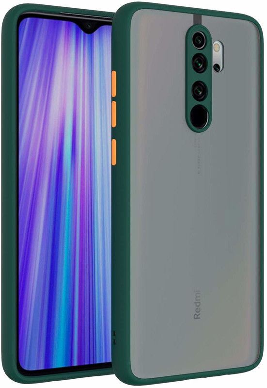 Anny Arsh Enterprises Back Cover for Redmi Note 8 Pro (Green)  (Green, Pack of: 1)