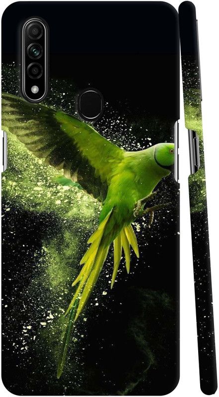 GS PANDA COLLECTIONS Back Cover for OPPO A31  (Black, Green)