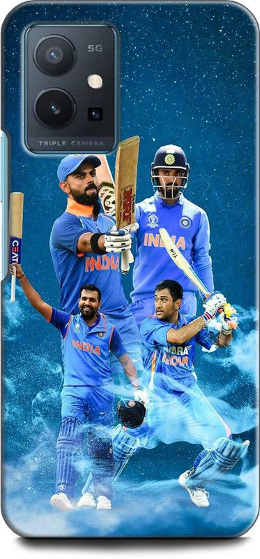 Dronk Back Cover for Vivo T1 5G, V2141 VIRAT KOHLI, JERSEY, IPL, INDIAN TEAM  (Multicolor, Dual Protection, Pack of: 1)