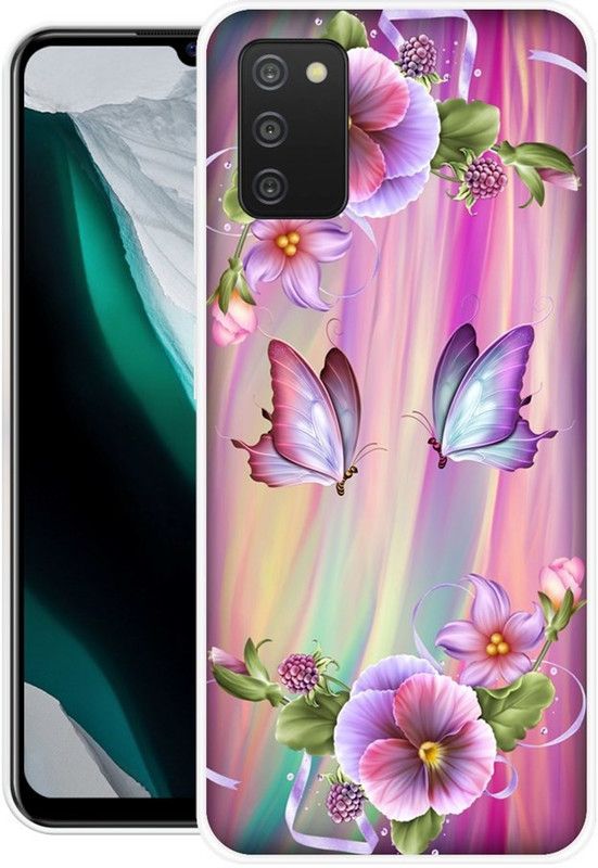 KUDI Back Cover for Samsung Galaxy A03s  (Multicolor, Silicon)
