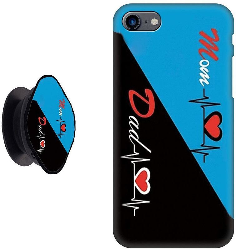 SPBR Back Cover for Apple iPhone SE  (Blue, Black, Cases with Holder)