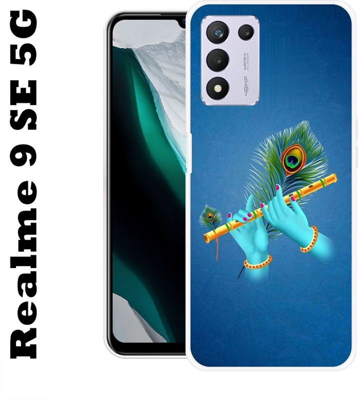 satyman Back Cover for Realme 9 5G SE  (Blue, Silicon, Pack of: 1)