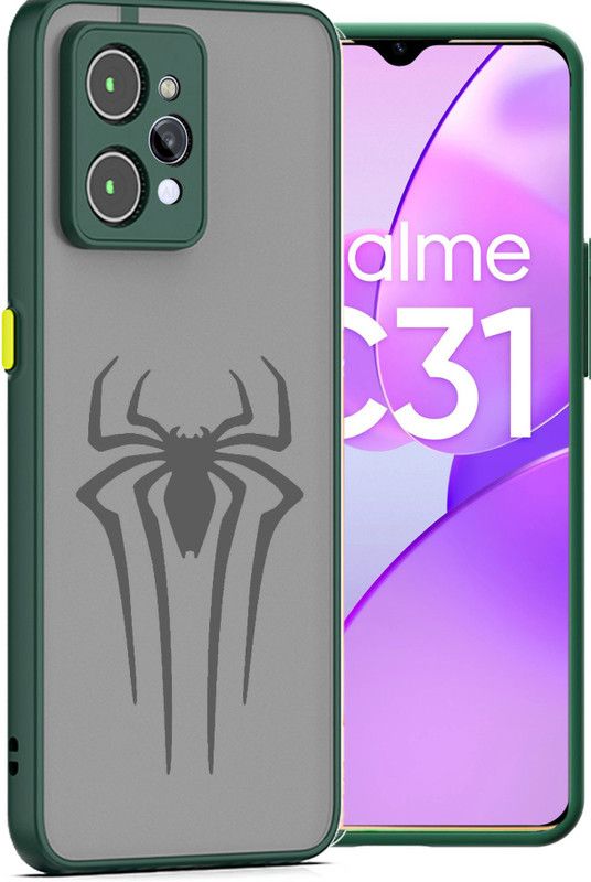 ASMANTIC Back Cover for REALME C31  (Multicolor, Matte Finish, Pack of: 1)
