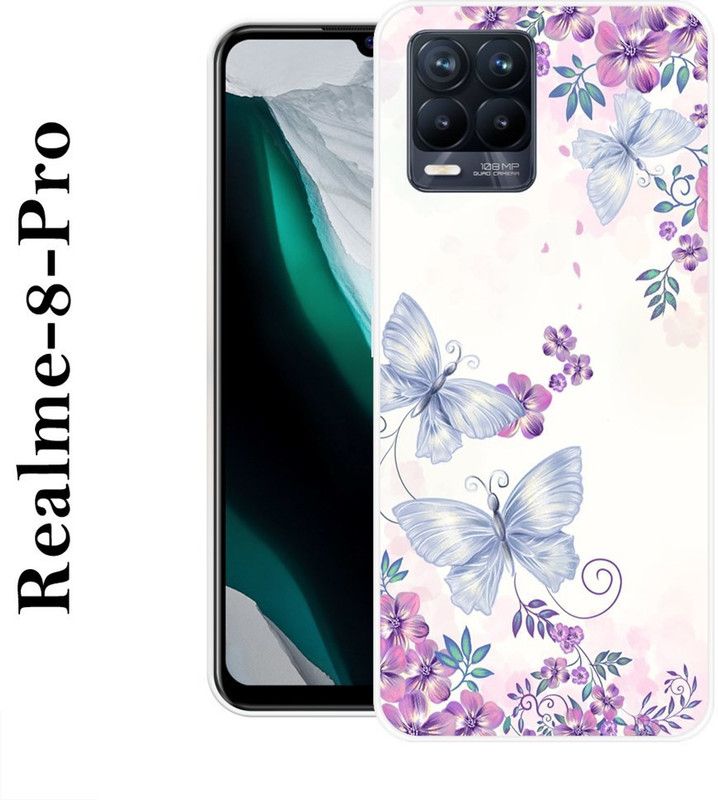 REALKING Back Cover for Realme 8 Pro  (Multicolor, Silicon)