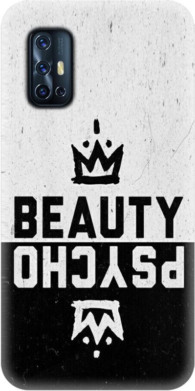 Smutty Back Cover for Vivo V17, Vivo 1919 - Beauty Psycho Print  (Multicolor, Hard Case, Pack of: 1)
