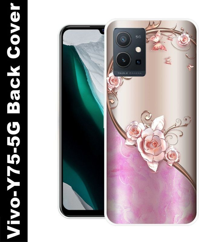 Koolbug Back Cover for Vivo Y75 5G  (Multicolor, Grip Case, Silicon)