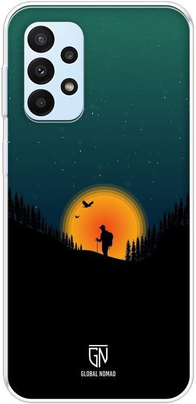 GLOBAL NOMAD Back Cover for Samsung Galaxy A23  (Multicolor, Grip Case, Silicon, Pack of: 1)