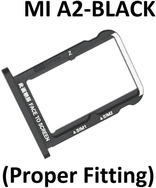 Furious3D Sim Card Tray  (Compatible With Mi A2 Black)
