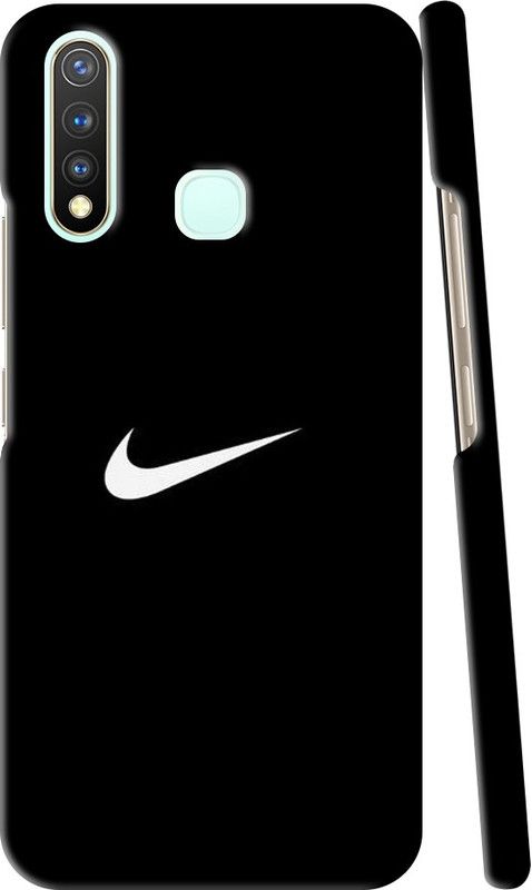 SRI SAI CREATION Back Cover for Vivo Y19  (Black, Dual Protection, Pack of: 1)