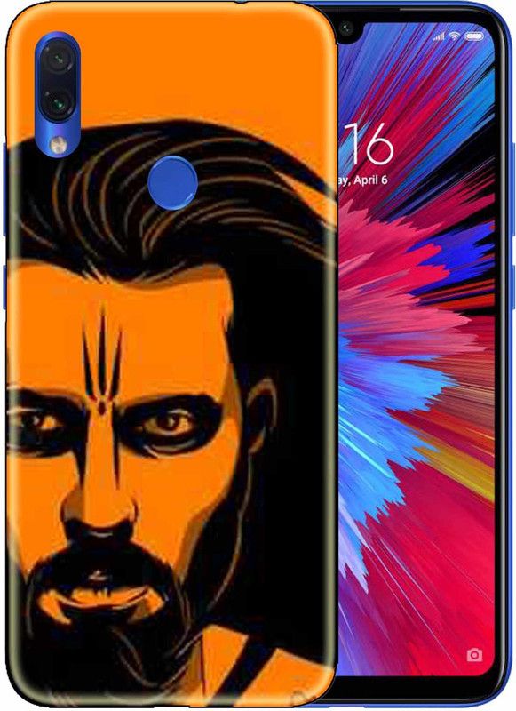 Snazzy Back Cover for mi redmi note 7s  (Orange, Grip Case, Silicon, Pack of: 1)