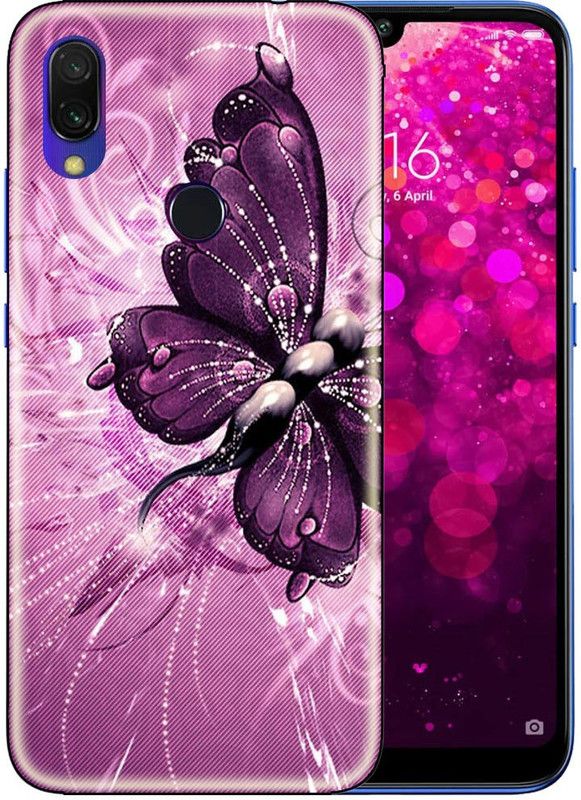 Snazzy Back Cover for Mi Redmi Y3  (Purple, Grip Case, Silicon, Pack of: 1)