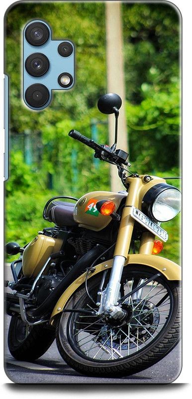 Afterglow Back Cover for SAMSUNG Galaxy A32 ROYAL ENFIELD, BIKE, MOTORCYCLE, MOTORBIKE  (Multicolor, Shock Proof, Pack of: 1)