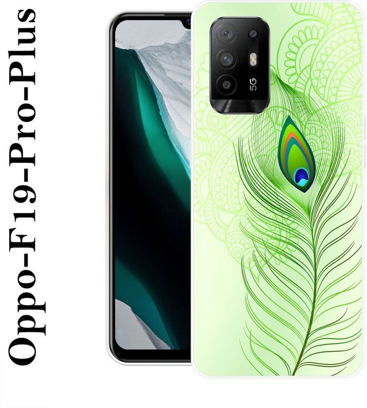 REALKING Back Cover for Oppo F19 Pro Plus  (Green, Silicon)