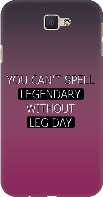 Coberta Case Back Cover for Samsung Galaxy J7 Prime Gym Workout Leg Day Design Back Case For Samsung Galaxy J7 Prime By Coberta  (Multicolor, Pack of: 1)