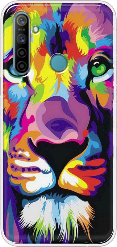 Tokito Back Cover for Realme 5  (Multicolor, Grip Case, Silicon, Pack of: 1)