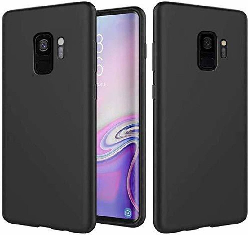 SmartPoint Back Cover for Samsung Galaxy S9  (Black, Silicon, Pack of: 1)