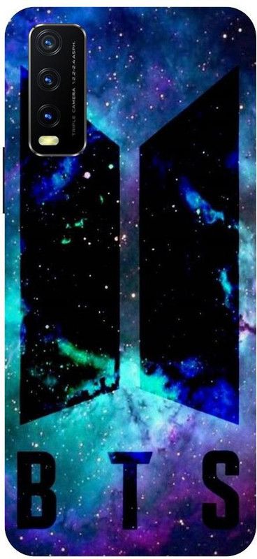URCHIN Back Cover for Vivo Y20  (Black, Blue, Shock Proof, Pack of: 1)