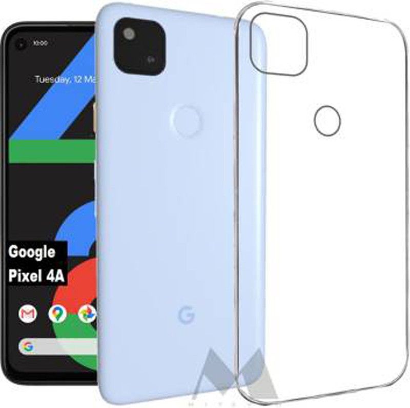 JANVI CREATION Back Cover for Google Pixel 4a  (Transparent, Grip Case, Silicon, Pack of: 1)
