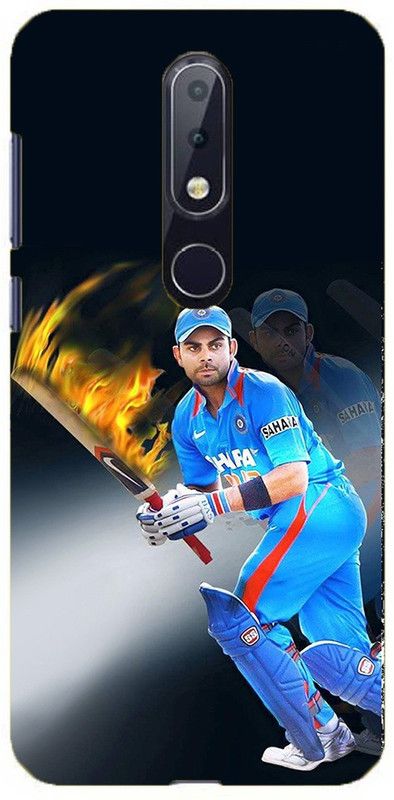 NDCOM Back Cover for Nokia 7.1 Plus Virat Kohli Captain Printed  (Multicolor, Hard Case, Pack of: 1)