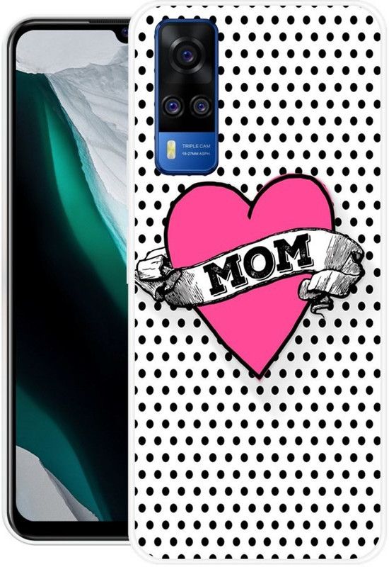 HDPrint Back Cover for Vivo Y53s 4G  (Multicolor, Grip Case, Silicon, Pack of: 1)
