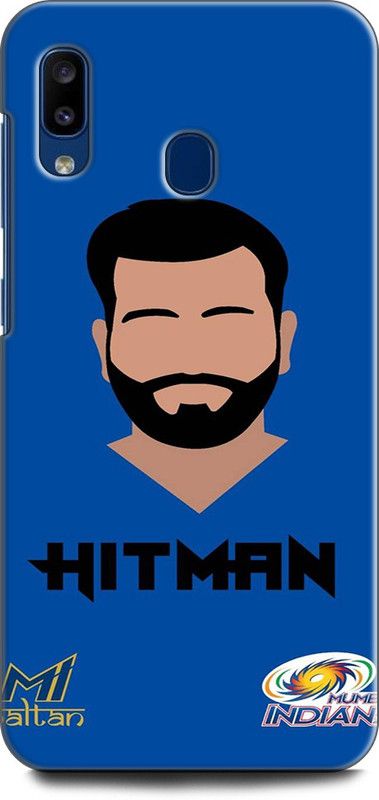 Afterglow Back Cover for SAMSUNG Galaxy A20  (Blue, Shock Proof, Pack of: 1)