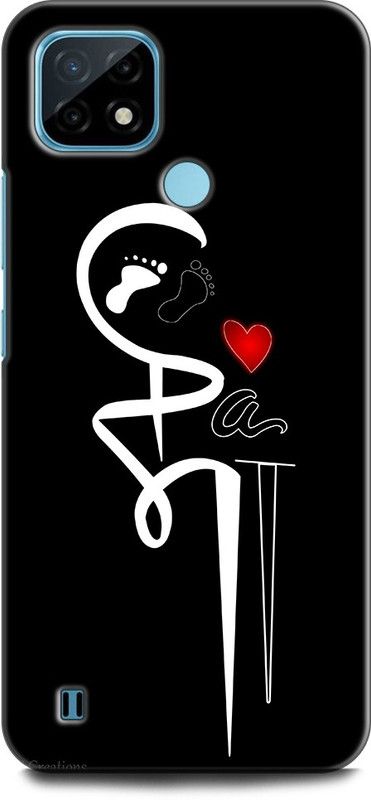 WallCraft Back Cover for Realme C21, RMX3201 MOM, DAD, MOTHER, MAA, FATHER, MAA PAA, LIFE LINE MOM DAD  (Multicolor, Dual Protection, Pack of: 1)