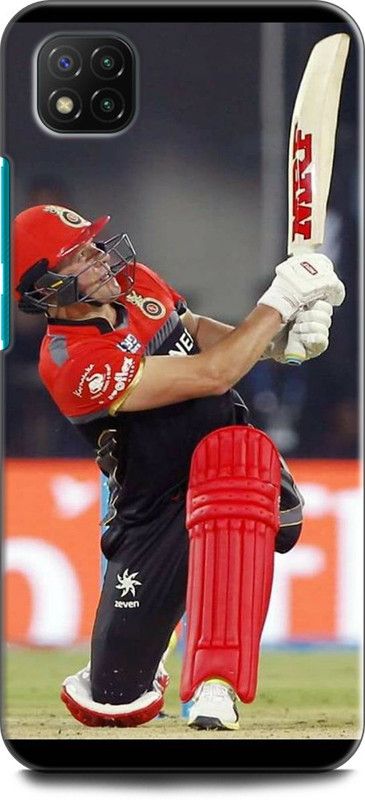 KEYCENT Back Cover for POCO C3 AB DE VILLIERS, CRICKET, BATSMAN, SPORTS, CRICKETER, PLAYER  (Multicolor, Pack of: 1)