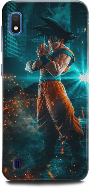 INDICRAFT Back Cover for Samsung Galaxy A10, Goku, Printed  (Multicolor, Shock Proof, Pack of: 1)