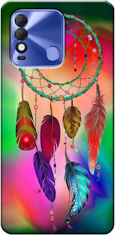 Auqueno Back Cover for Tecno Spark 8T 2812  (Multicolor, Anti-radiation, Silicon, Pack of: 1)