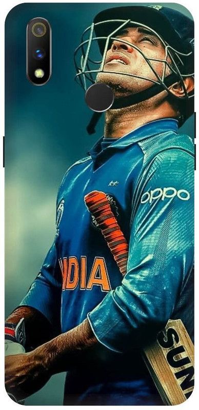THE NARAYANA COLLECTIONS Back Cover for REALME 3i- RMX1827-APNA,MAHI,AAYEGA,QUATES,DHONI  (Multicolor, Hard Case, Pack of: 1)