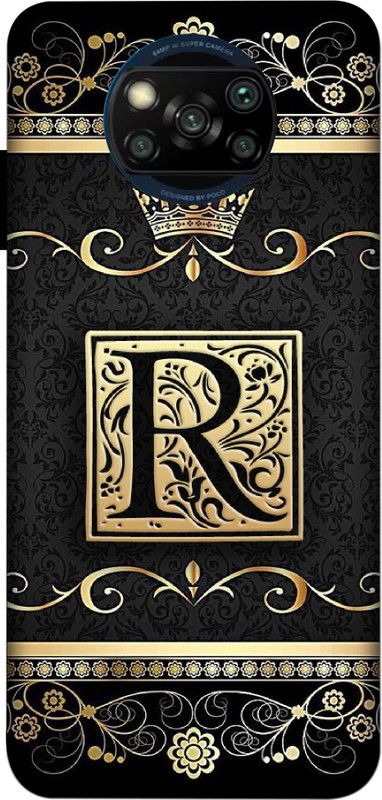 JAIBHAGWAN Back Cover for MI Poco X3 Pro, MI Poco X210  (Gold, Hard Case, Pack of: 1)