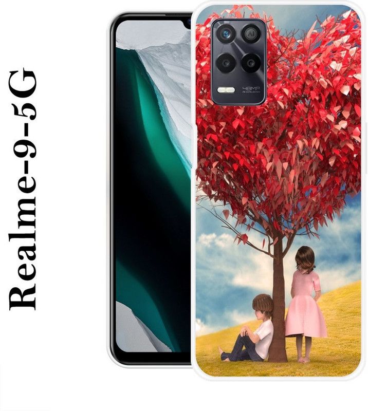 REALKING Back Cover for Realme 9 5G  (Multicolor, Silicon)