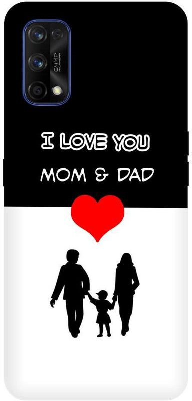 URCHIN Back Cover for Narzo 20Pro Mom Dad, I love you mom dad, Mom Dad love, dad, mom, parents  (Multicolor, Shock Proof, Pack of: 1)