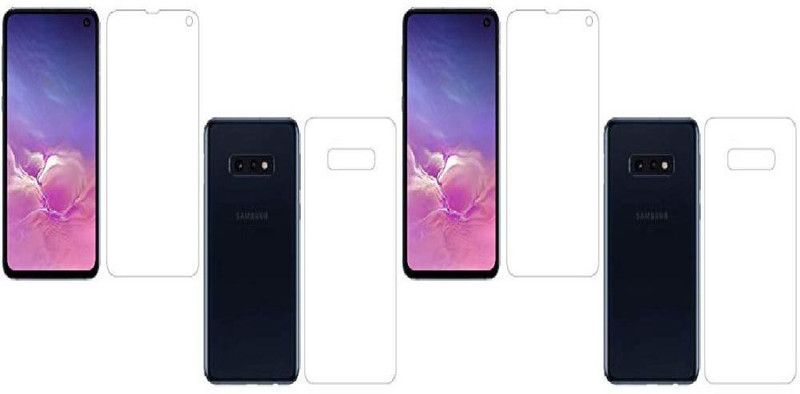 Trusta Front and Back Screen Guard for SAMSUNG S10E  (Pack of 4)