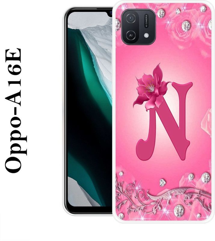 BAGRA Back Cover for Oppo A16E  (Pink, Silicon)