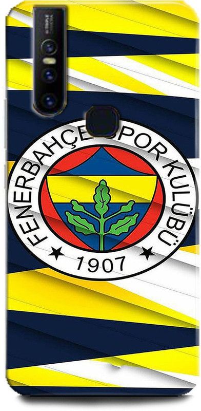 Afterglow Back Cover for Vivo V15 FB, FENERBAHCE, TURK, SPORTS, FLAG  (Multicolor, Shock Proof, Pack of: 1)